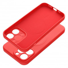 Apple iPhone 13 Pro Coque Silicone Mag Cover MagSAFE  Rouge