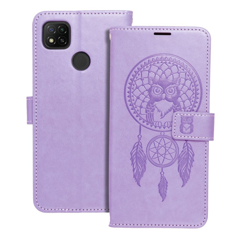XIAOMI Redmi 10C Portefeuilles MEZZO Book Capteurs de rêve  Violet (Purple)