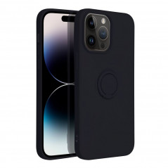 Apple iPhone 14 Pro Max Coque Silicone ring Noir