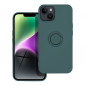 Apple iPhone 14 Coque Silicone ring Vert
