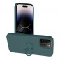 Apple iPhone 14 Pro Max Coque Silicone ring Vert