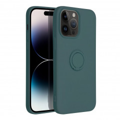 Apple iPhone 14 Pro Max Coque Silicone ring Vert