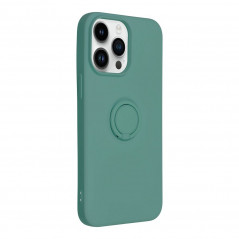Apple iPhone 14 Pro Max Coque Silicone ring Vert