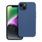 Apple iPhone 14 Coque Silicone Élégant  Bleu