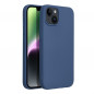 Apple iPhone 14 Coque Silicone Élégant  Bleu