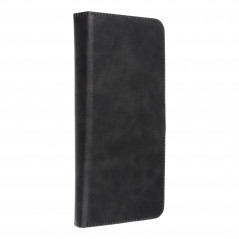 Samsung Galaxy A34 Etui universel, Portefeuilles COMMON book Élégant, Doublure douce à l'intérieur  Noir
