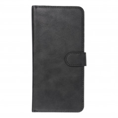 Samsung Galaxy A34 Etui universel, Portefeuilles COMMON book Élégant, Doublure douce à l'intérieur  Noir