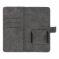 Samsung Galaxy A34 Etui universel, Portefeuilles COMMON book Élégant, Doublure douce à l'intérieur  Noir