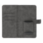 Samsung Galaxy A34 Etui universel, Portefeuilles COMMON book Élégant, Doublure douce à l'intérieur  Noir