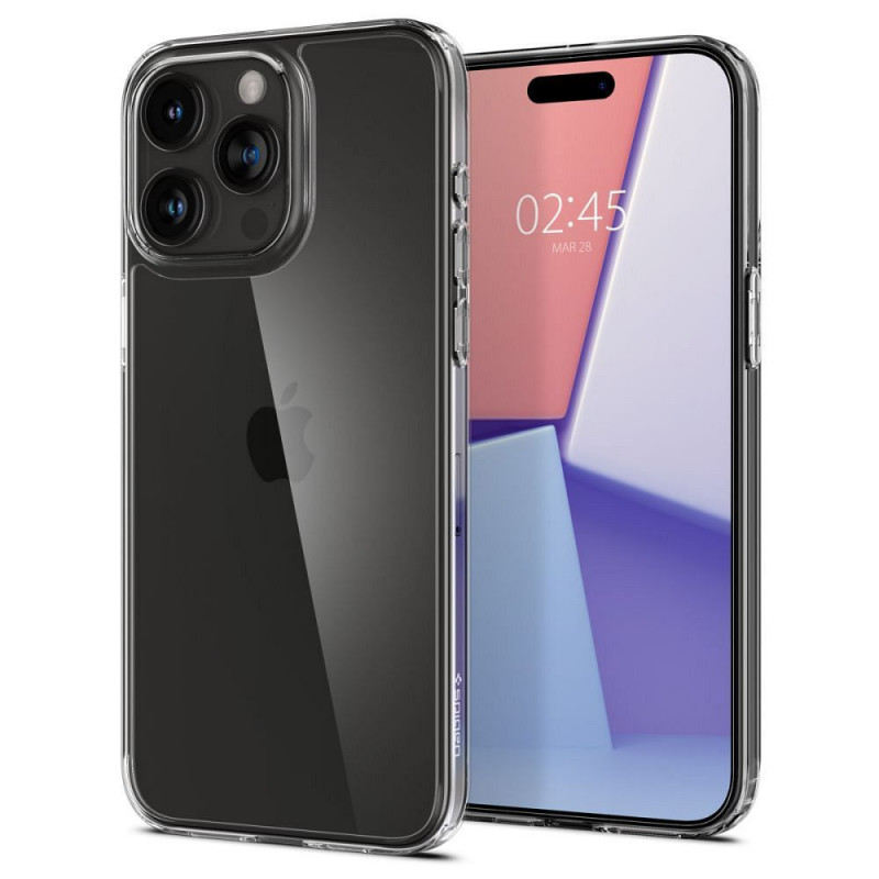 Apple iPhone 15 Pro Max Coque Spigen Airskin Hybrid Transparent