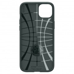 Apple iPhone 15 Coque Spigen  Liquid Air Vert abysses