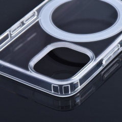 Apple iPhone 15 Pro Coque Clear Mag Cover MagSAFE  Transparent