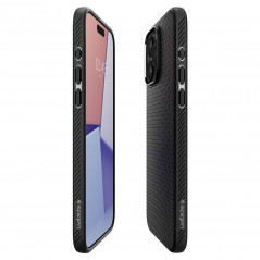 Apple iPhone 15 Pro Max Coque Spigen  Liquid Air Noir mat