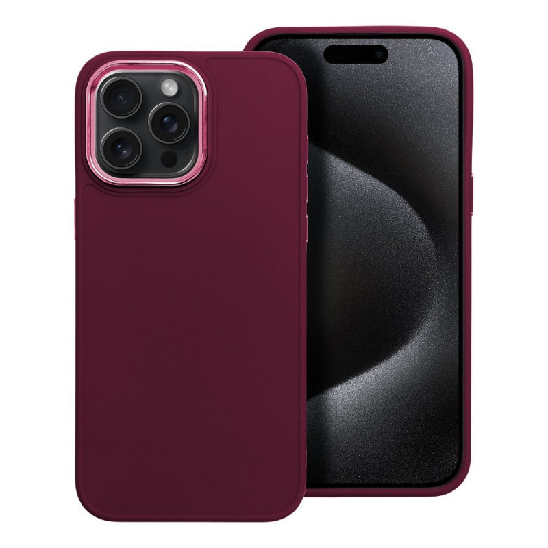Apple iPhone 15 Pro Max Coque FRAME Élégant  Violet (Purple)