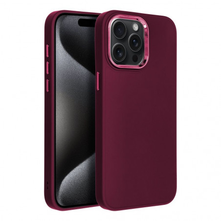 Apple iPhone 15 Pro Max Coque FRAME Élégant  Violet (Purple)