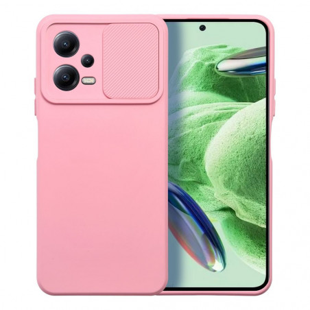 XIAOMI Redmi Note 12 5G Coque Slide Rose clair
