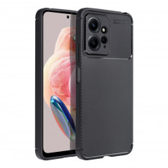 XIAOMI Redmi Note 12 4G Coque Carbon premium Élégant  Noir