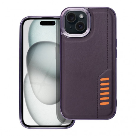Apple iPhone 15 Coque MILANO Pourpre foncé