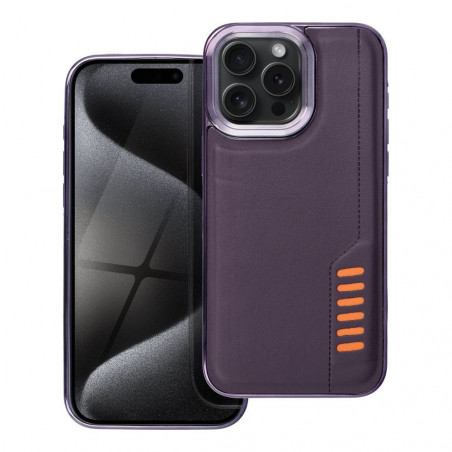 Apple iPhone 15 Pro Max Coque MILANO Pourpre foncé