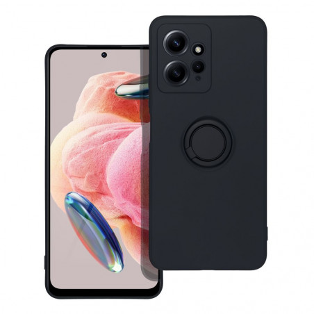 XIAOMI Redmi Note 12 4G Coque Silicone ring Noir