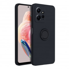 XIAOMI Redmi Note 12 4G Coque Silicone ring Noir