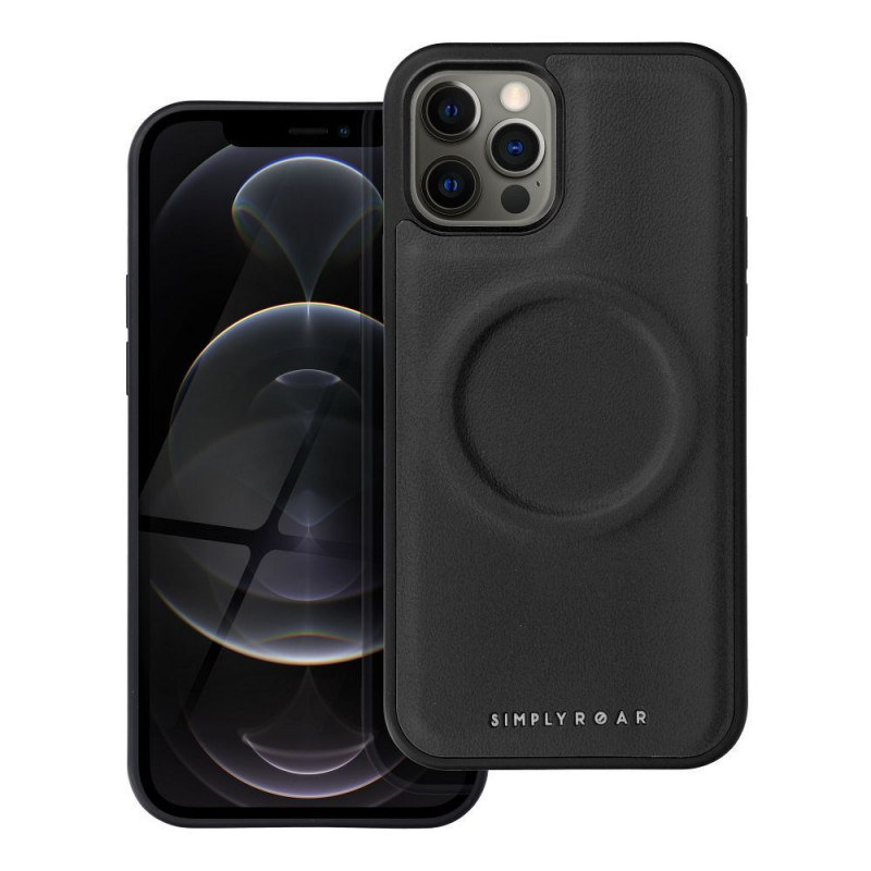 Apple iPhone 12 Pro Coque Roar Mag Morning Élégant  MagSAFE  Noir
