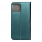 Apple iPhone 15 Portefeuilles Smart Magneto book Vert foncé