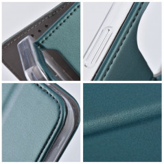 Apple iPhone 15 Portefeuilles Smart Magneto book Vert foncé