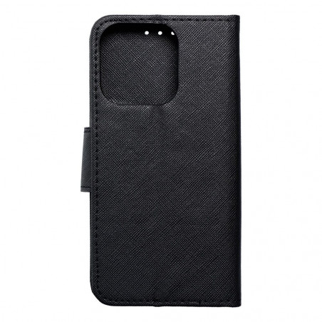 Apple iPhone 15 Pro Portefeuilles Fancy Book Noir