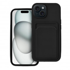 Apple iPhone 15 Coque Card Noir