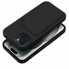 Apple iPhone 15 Coque Card Noir