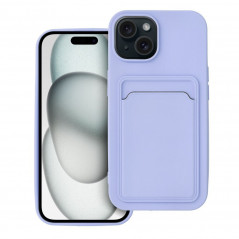 Apple iPhone 15 Coque Card Violet (Violet)