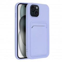 Apple iPhone 15 Coque Card Violet (Violet)