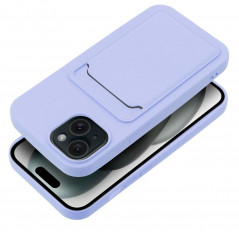 Apple iPhone 15 Coque Card Violet (Violet)