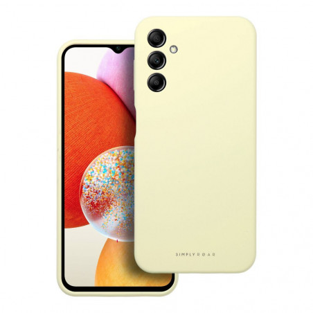 Samsung Galaxy A14 LTE Coque Roar Cloud-Skin Jaune clair