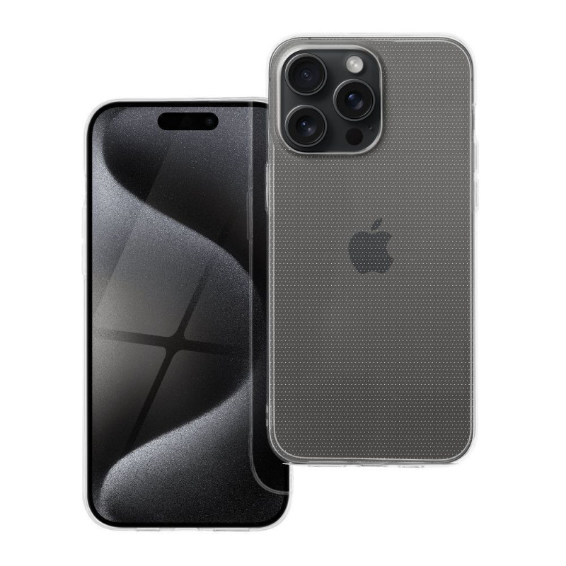 Apple iPhone 15 Pro Max Coque CLEAR 2mm Transparent
