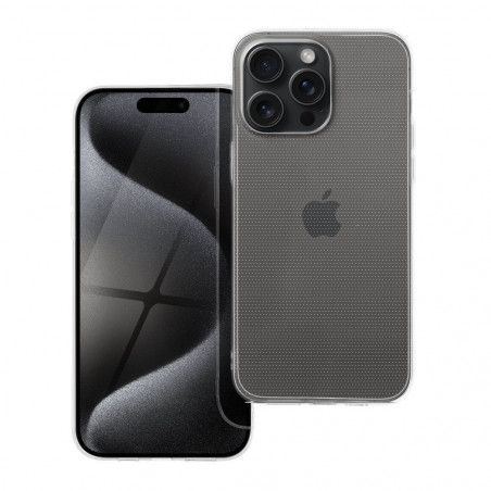 Apple iPhone 15 Pro Max Coque CLEAR 2mm Transparent