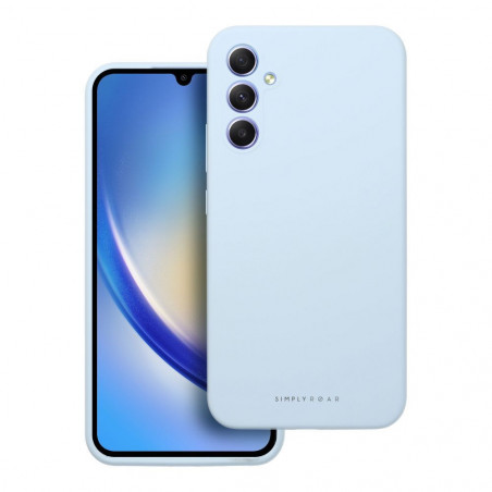 Samsung Galaxy A34 Coque Roar Cloud-Skin Bleu clair