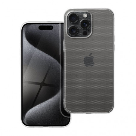 Apple iPhone 15 Pro Max Coque CLEAR 2mm Transparent