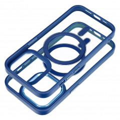 Apple iPhone 14 Pro Coque Color Edge Mag MagSAFE  Bleu marine