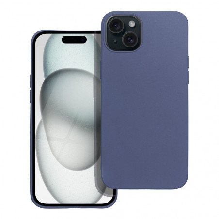 Apple iPhone 15 Coque MATT Bleu