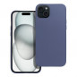 Apple iPhone 15 Coque MATT Bleu