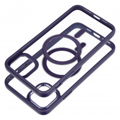 Apple iPhone 11 Pro Max Coque Color Edge Mag MagSAFE  Violet profond