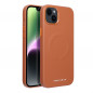 Apple iPhone 14 Plus Coque Roar Leather Mag Élégant  MagSAFE  Brun