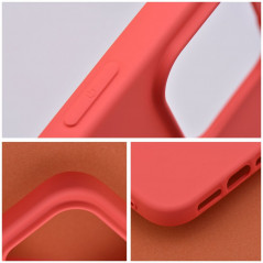 Apple iPhone 15 Pro Max Coque Silicone Élégant  Pêche