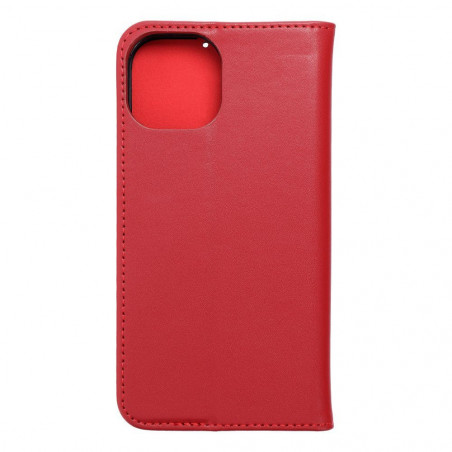 Apple iPhone 15 Portefeuilles Leather case SMART PRO Élégant  Bordeaux