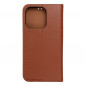 Apple iPhone 15 Pro Portefeuilles Leather case SMART PRO Élégant  Brun