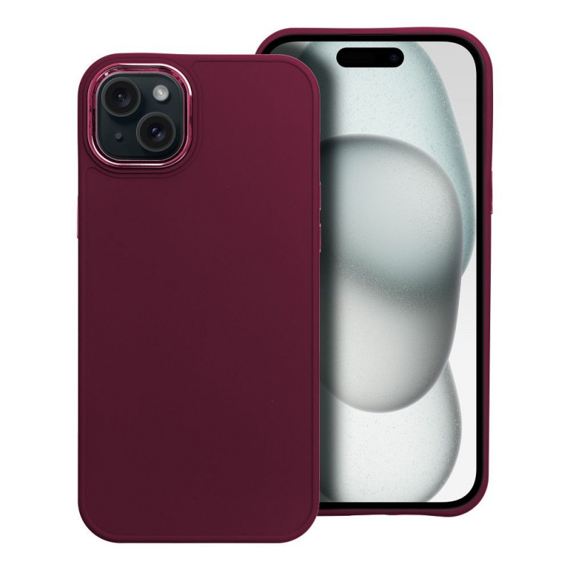 Apple iPhone 15 Plus Coque FRAME Élégant  Violet (Purple)
