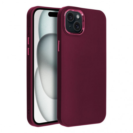 Apple iPhone 15 Plus Coque FRAME Élégant  Violet (Purple)