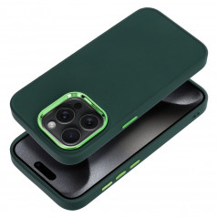 Apple iPhone 15 Pro Coque FRAME Élégant  Vert